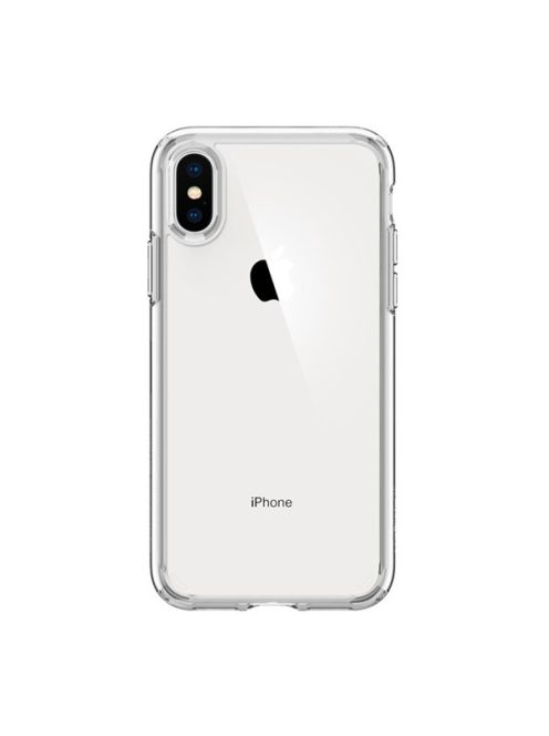 Spigen Ultra Hybrid Apple iPhone Xs tok, Crystal Clear, átlátszó