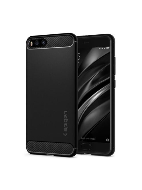 Spigen Rugged Armor Xiaomi Mi 6 tok, Black, fekete
