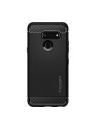 Spigen Rugged Armor LG G8 ThinQ tok, Matte Black, fekete