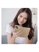 Magnet Huawei P30 Lite mágneses flip tok, arany