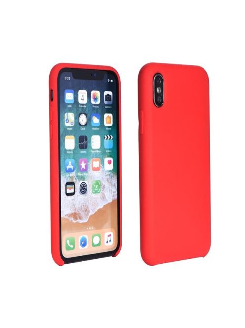 Pocophone F1, Szilikon Soft hátlap tok, Piros