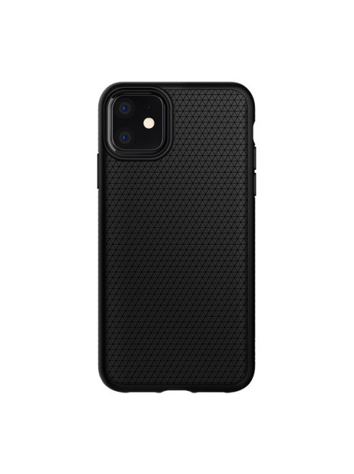 Spigen Liquid Air Apple iPhone 11 tok, Matte Black, fekete