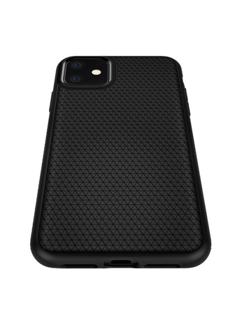 Spigen Liquid Air Apple iPhone 11 tok, Matte Black, fekete