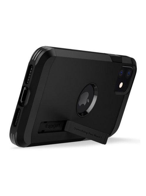 Spigen Tough Armor Apple iPhone 11 tok, Black, fekete