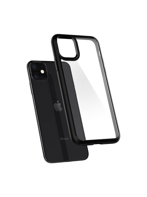 Spigen Ultra Hybrid Apple iPhone 11 tok, Matte Black, fekete