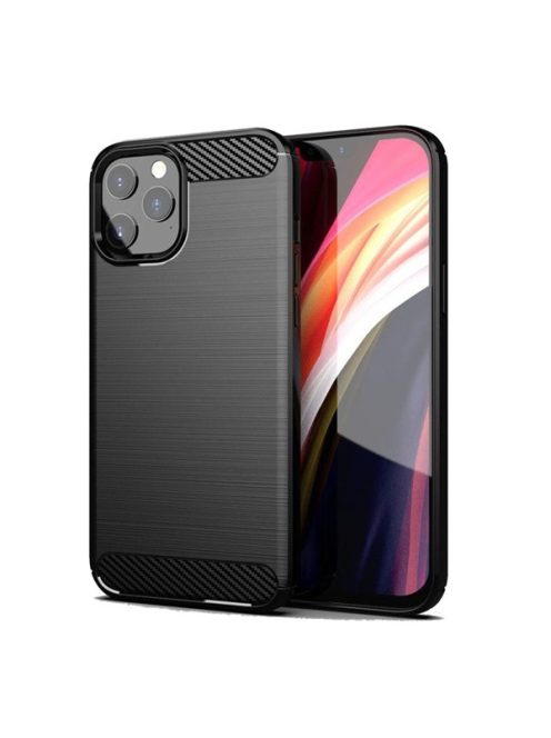 Forcell Carbon hátlap tok Apple iPhone 11 Pro Max, fekete