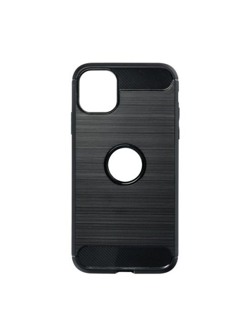 Forcell Carbon hátlap tok Apple iPhone 11, fekete