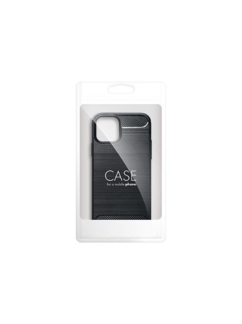 Forcell Carbon hátlap tok Apple iPhone 11, fekete