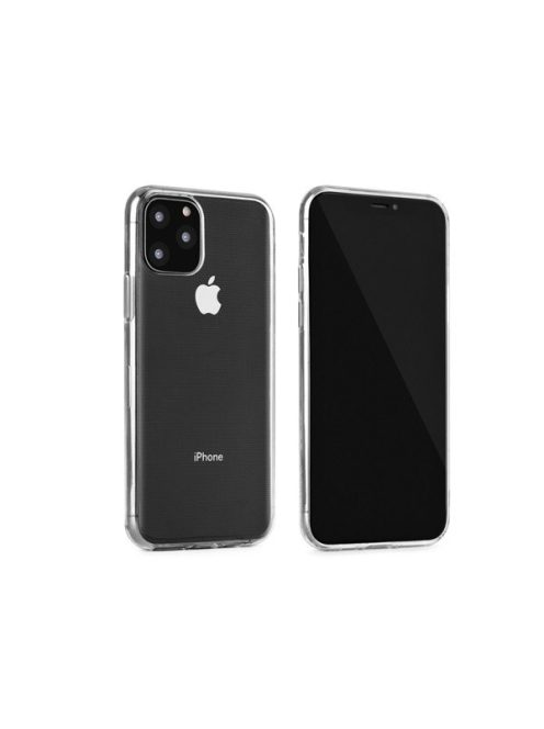 Apple iPhone 11 Pro Ultra Slim 0,3mm szilikon tok, átlátszó