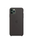 Apple iPhone 11 Pro Max gyári szilikon tok, fekete, MX002ZM/A