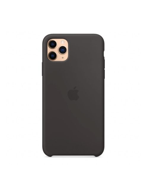 Apple iPhone 11 Pro Max gyári szilikon tok, fekete, MX002ZM/A