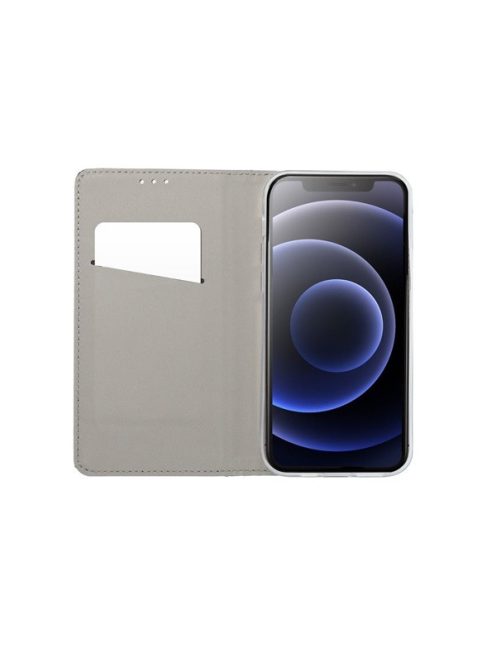 Magnet LG K50S  mágneses flip tok, fekete