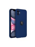 Forcell Soft szilikon hátlap tok Apple iPhone 11, sötétkék