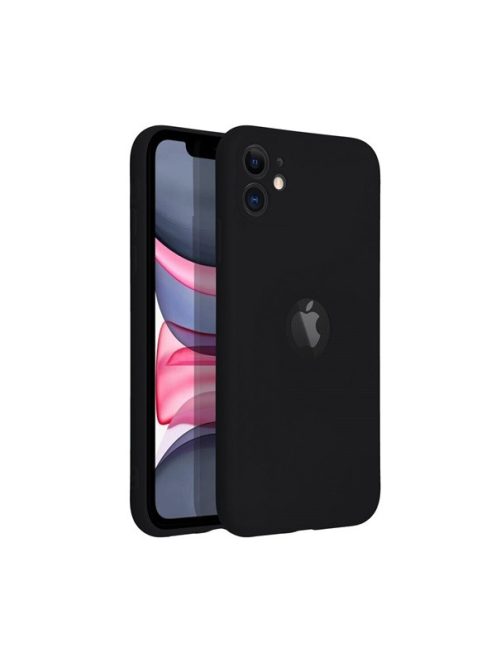 Forcell Soft szilikon hátlap tok Apple iPhone 11 Pro Max, fekete