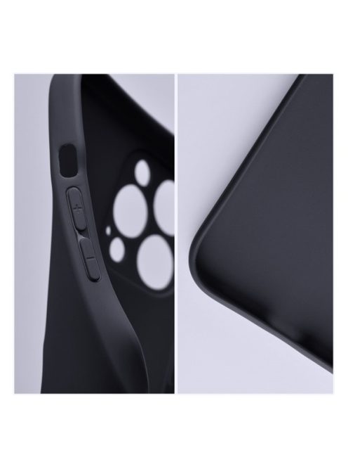 Forcell Soft szilikon hátlap tok Apple iPhone 11 Pro Max, fekete