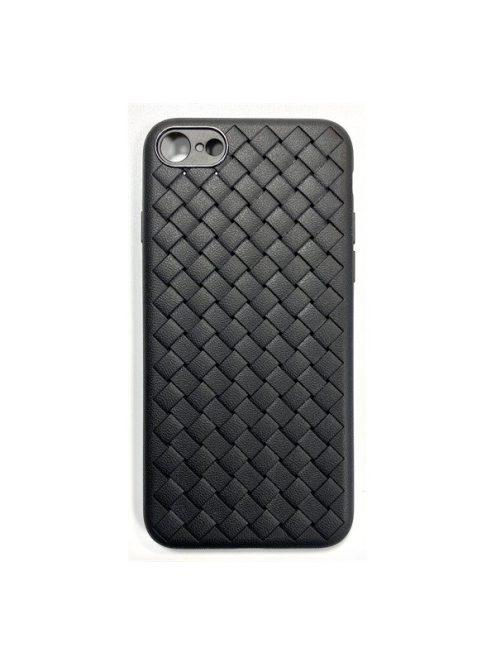 Huawei P30 Pro Braided szilikon hátlap tok, fekete