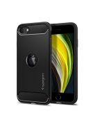 Spigen Rugged Armor Apple iPhone SE 2022/2020 tok, Matte Black, fekete