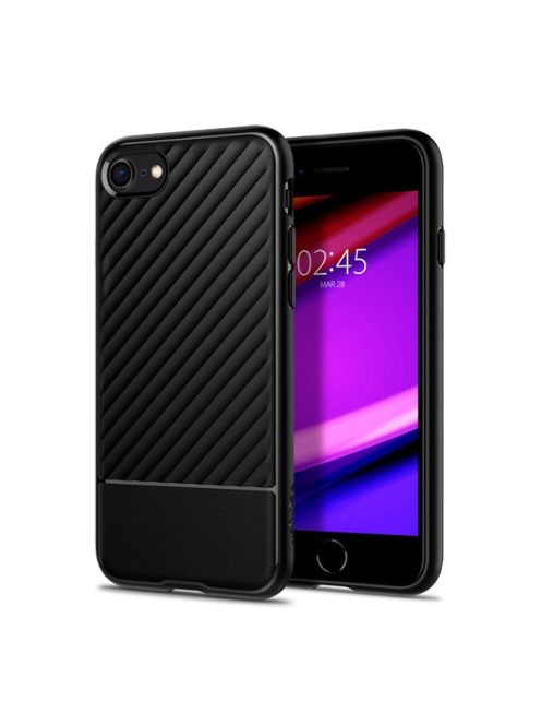 Spigen Core Armor Apple iPhone SE 2022/2020/8/7 tok, Matte Black, fekete