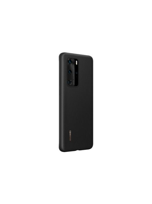 Huawei P40 Silicone Cover, gyári szilikon tok, fekete