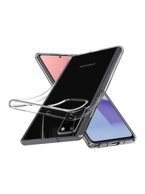 Spigen Crystal Flex Samsung Galaxy Note 20 tok, Crystal Clear, átlátszó