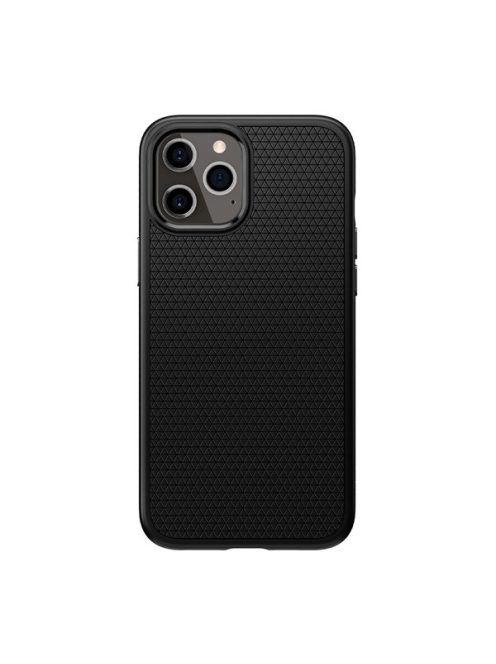 Spigen Liquid Air Apple iPhone 12/12 Pro tok, Matte Black, fekete