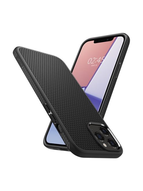 Spigen Liquid Air Apple iPhone 12/12 Pro tok, Matte Black, fekete