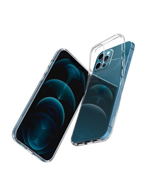 Spigen Liquid Crystal Apple iPhone 12/12 Pro tok, Crystal Clear, átlátszó