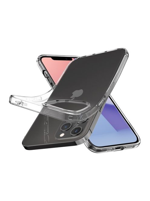 Spigen Liquid Crystal Apple iPhone 12/12 Pro tok, Crystal Clear, átlátszó