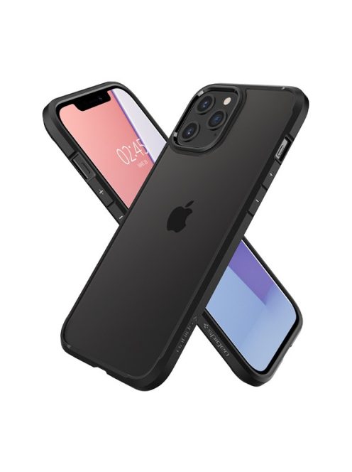 Spigen Ultra Hybrid Apple iPhone 12/12 Pro tok, Matte Black, fekete