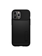 Spigen Slim Armor Apple iPhone 12 Pro Max Black tok, fekete