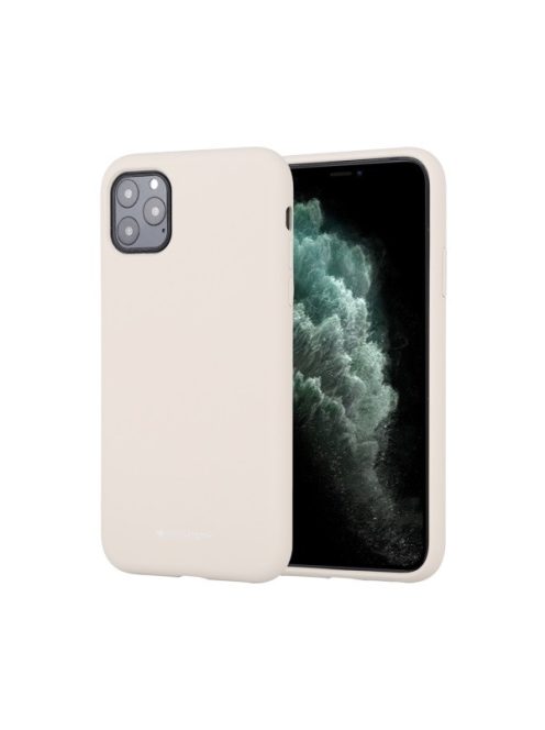 Apple iPhone 11 Pro OEM szilikon hátlap tok, szürke