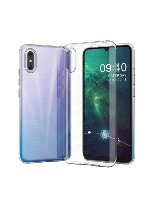 Xiaomi Redmi 9A ultra slim 0,3mm szilikon tok, átlátszó