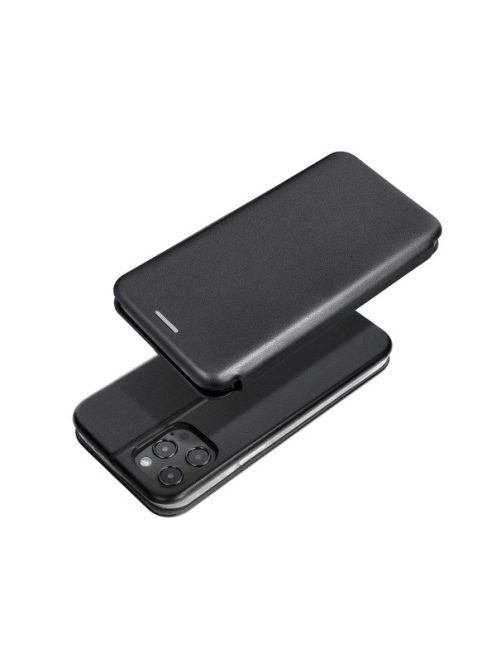 Forcell Elegance oldalra nyíló hátlap tok Samsung N980 Galaxy Note 20, fekete