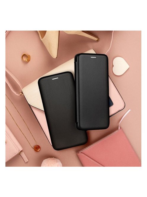 Forcell Elegance oldalra nyíló hátlap tok Samsung N980 Galaxy Note 20, fekete