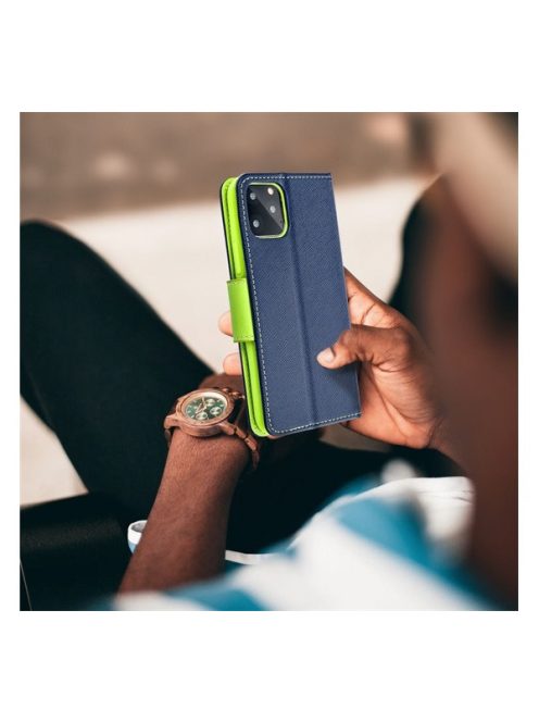 Fancy Xiaomi Redmi 9A flip tok, kék-lime