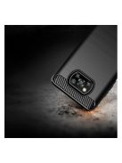 Forcell Carbon hátlap tok Poco X3, fekete