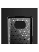 Forcell Carbon hátlap tok Poco X3, fekete