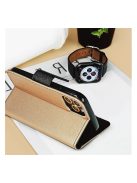 Fancy Xiaomi Redmi 9A flip tok, fekete-arany