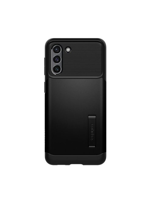 Spigen Slim Armor Samsung G996 Galaxy S21+ tok, Black, fekete