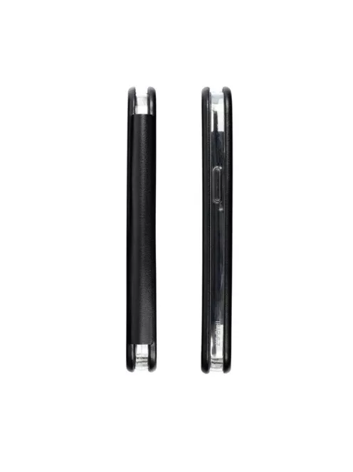 Forcell Elegance oldalra nyíló hátlap tok Samsung A025 Galaxy A02s, fekete