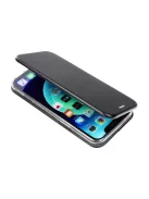 Forcell Elegance oldalra nyíló hátlap tok Samsung A025 Galaxy A02s, fekete