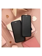 Forcell Elegance oldalra nyíló hátlap tok Samsung A025 Galaxy A02s, fekete