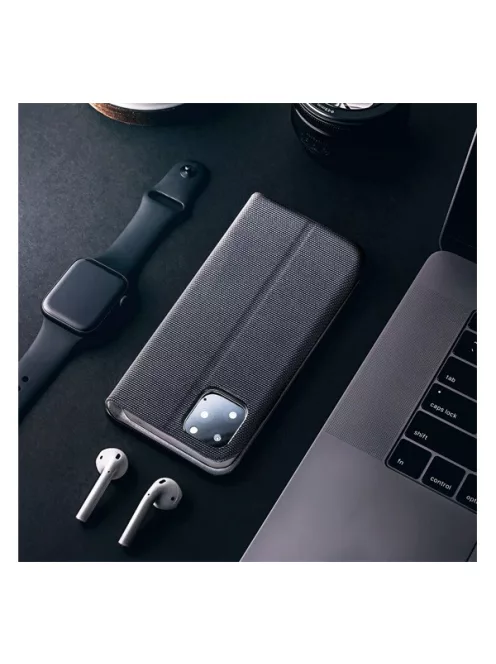 Forcell Sensitive mágneses flip tok Samsung A715 Galaxy A71, fekete