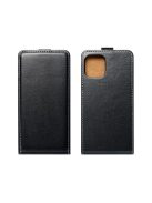 Flip tok szilikon belsővel Samsung A125 Galaxy A12, fekete