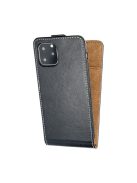 Flip tok szilikon belsővel Samsung A125 Galaxy A12, fekete