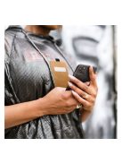 Flip tok szilikon belsővel Samsung A125 Galaxy A12, fekete