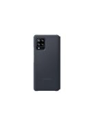 Samsung Galaxy A42 LED View Cover, gyári flip tok, fekete, EF-EA426PBE