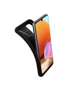 Spigen Rugged Armor Samsung Galaxy A32 LTE Matte Black tok, fekete