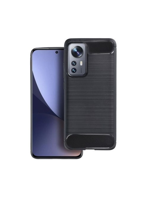 Forcell Carbon hátlap tok Xiaomi Mi 11 Lite 5G, fekete