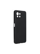 Forcell Szilikon Lite hátlap tok Xiaomi Mi 11 Lite 5G, fekete
